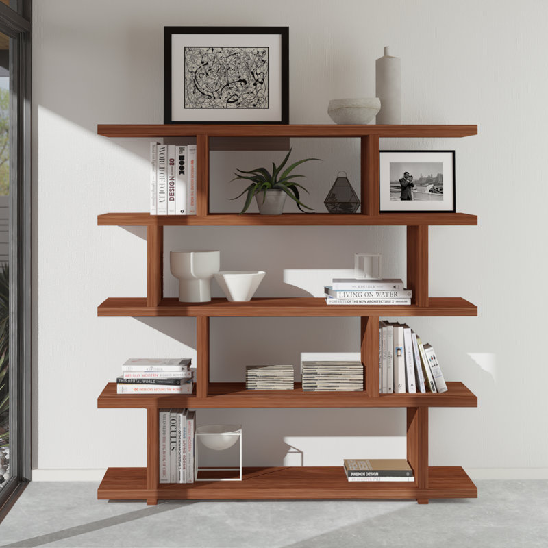 Annora 63'' Geometric Bookcase AllModern